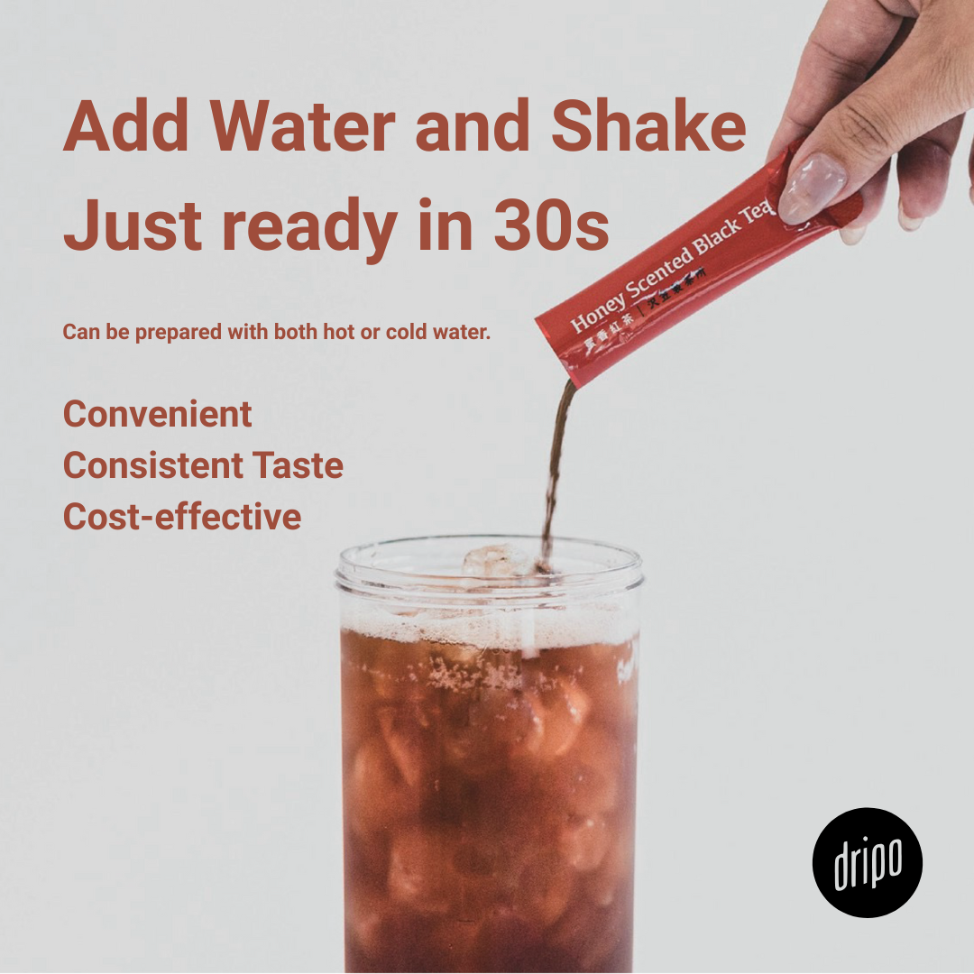 Dripo Formosa Green Tea 2.5gx100pcs Sugar Free Tea Powder Authentic Taiwanese Fine Tea Ready in Seconds