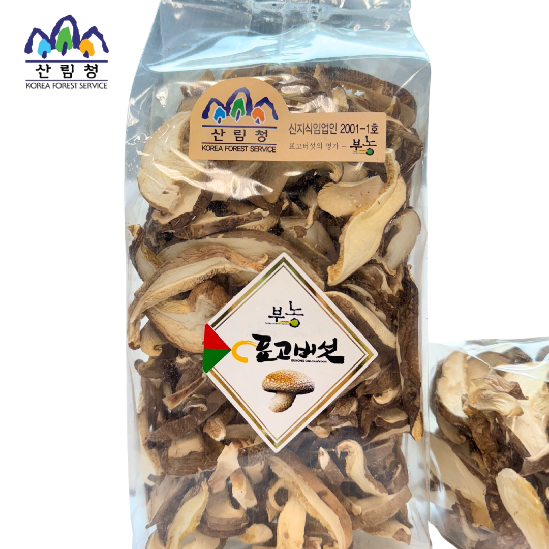Bunong Shiitake Mushrooms – 100% Korean Dried Oak Shiitake 150g
