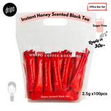 Dripo Honey Scented Black Tea 2.5gx100pcs Sugar Free Tea Powder Authentic Taiwanese Fine Tea Ready in Seconds