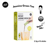 Dripo Jasmine Green Tea 2.5gx10sticks Sugar Free Tea Powder Authentic Taiwanese Fine Tea Ready in Seconds