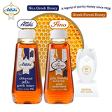 Attiki Greek Honey Forest Honey with Thyme Wild Flower & Herbs-470g Awarded Honey