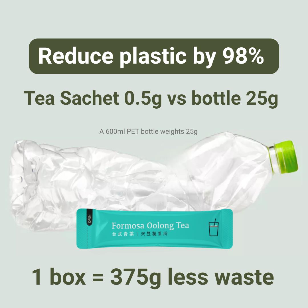 Dripo Formosa Green Tea 2.5gx100pcs Sugar Free Tea Powder Authentic Taiwanese Fine Tea Ready in Seconds