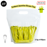 Dripo Jasmine Green Tea 2.5gx100pcs Sugar Free Tea Powder Authentic Taiwanese Fine Tea Ready in Seconds