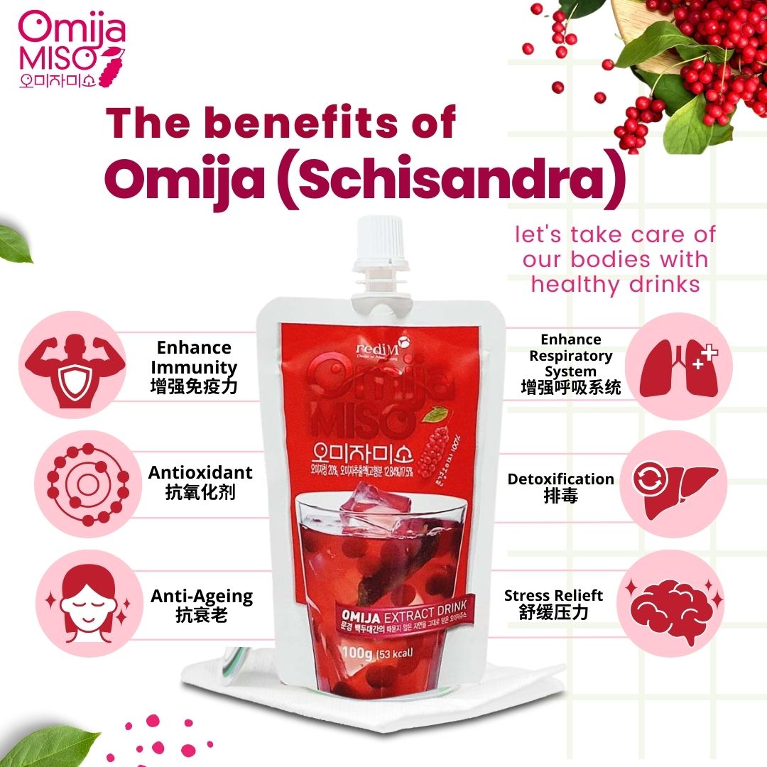 MGMISO Omija Extract Drink 100mlx10 (Gift Box)