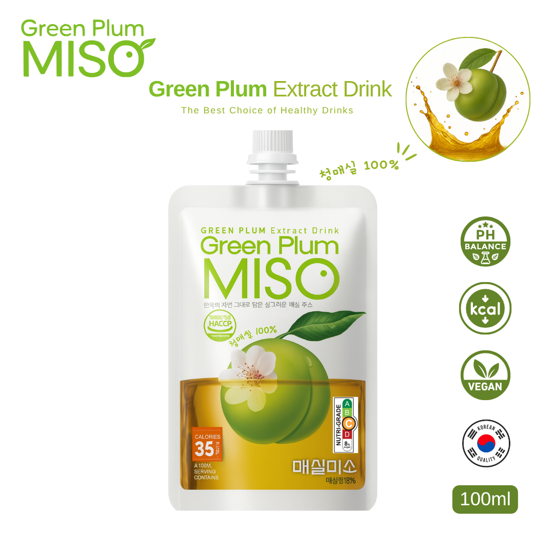 MG Miso Green Plum Extract Drink Korean PH Balance Green Plum Juice 100ml x20s