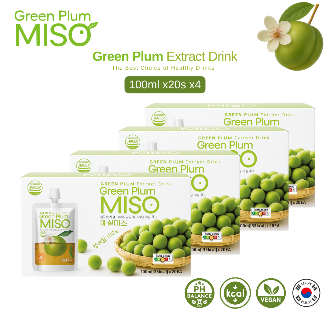MG Miso Green Plum Extract Drink Korean PH Balance Green Plum Juice 100ml x20s