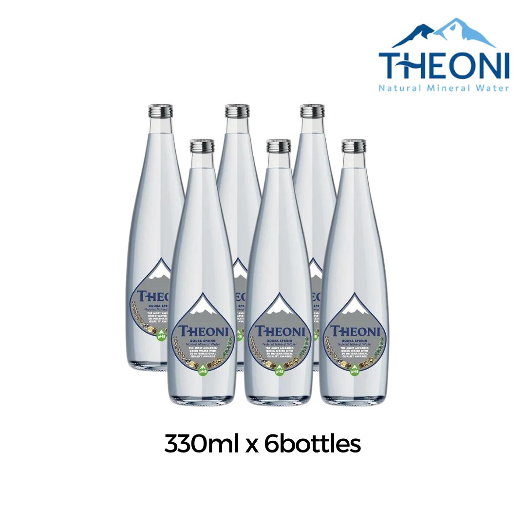 Theoni Natural Spring Still Water 330mlx24 (Alkaline Water pH8)