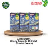 SAHMYOOK Honey & Sweet Dream Soymilk 190mlx6