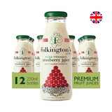 Folkington's Summer Berries Elderflower Cranberry Cloudy Pear Mango Pineapple Tomato Juices 125ml