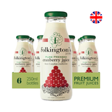 Folkington's Summer Berries Elderflower Cranberry Cloudy Pear Mango Pineapple Tomato Juices 125ml