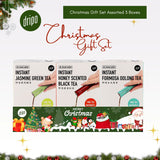 A [Christmas Gift Set] Dripo Taiwanese Fine Tea Assorted Gift Set Oolong | Jasmine Green Tea | Black Tea -3 Boxes