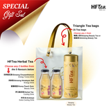 [Bundle Set A] HFTea Herbal Tea with Healthy Tea Bag Product of Singapore 180mlx2 with 1btl TB