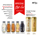 [Bundle Set A] HFTea Herbal Tea with Healthy Tea Bag Product of Singapore 180mlx2 with 1btl TB