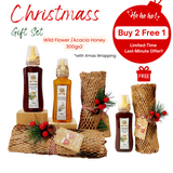 A Christmas Special Buy 2 Free 1 Korean Honey 300g x2 -Acacia & Wildflower Pure Honey