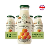 Folkington's Summer Berries Elderflower Cranberry Cloudy Pear Mango Pineapple Tomato Juices 125ml