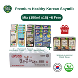 Sahmyook Plant-Based High Protein High Calcium Korean Soy Milk 190ml with Free Gifts[Mix Deal]