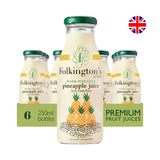 Folkington's Summer Berries Elderflower Cranberry Cloudy Pear Mango Pineapple Tomato Juices 125ml