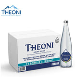 Theoni Natural Spring Sparkling Water 1Lx12 (Alkaline Water pH8)