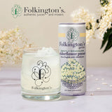 Folkington's Gently Sparkling Pressé Hot Ginger Beer Elderflower Rhubar&Apple Lemon&Mint 250ml Sparkling Cans Drink