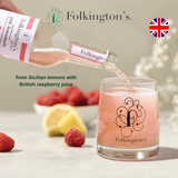 Folkington's Sparkling Pink Lemonade Elderflower Pressé Hot Ginger Beer UK Sparkling 330ml