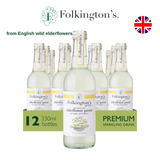 Folkington's Sparkling Pink Lemonade Elderflower Pressé Hot Ginger Beer UK Sparkling 330ml